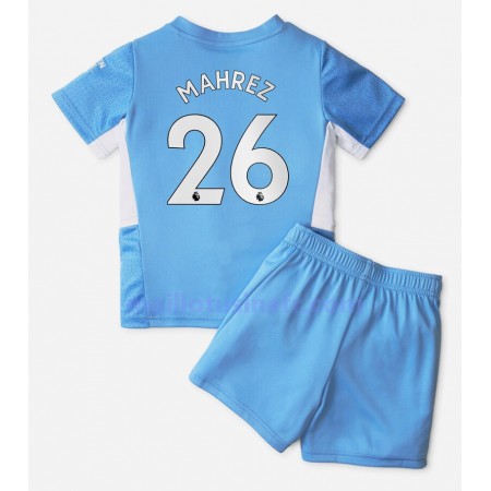Maillot de Foot Manchester City Riyad Mahrez 26 Domicile 2021-22 - Enfant